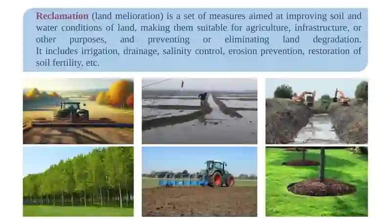 Reclamation, its purpose and tasks 2