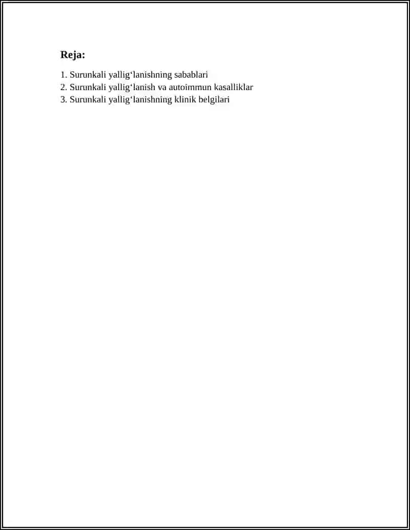 SURUNKALI YALLIGʻLANISH 2