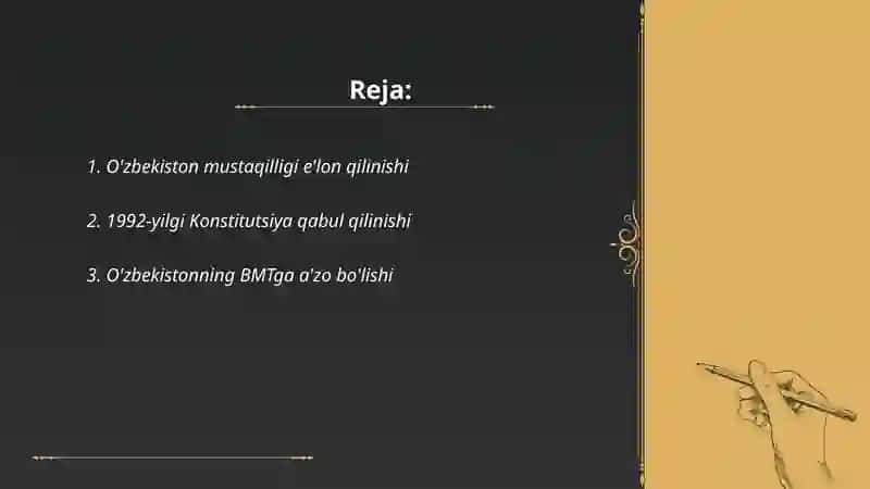 O'zbekistonning yangi tarixi 2