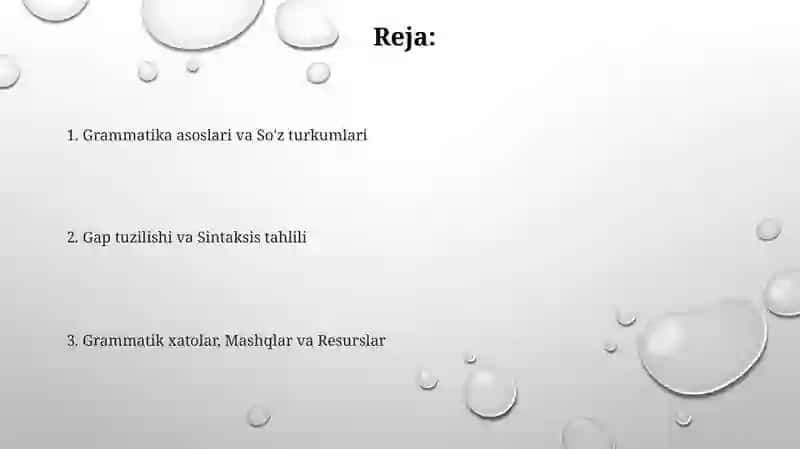 Tilning Grammatik sathi 2