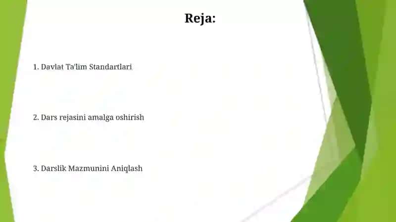 Darslik Mazmuni 2