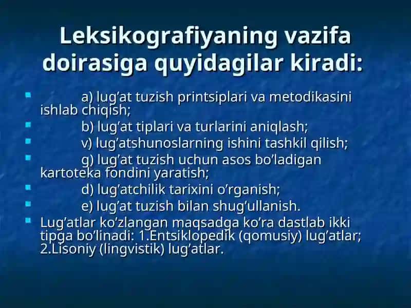 Soha lug’atlari 2