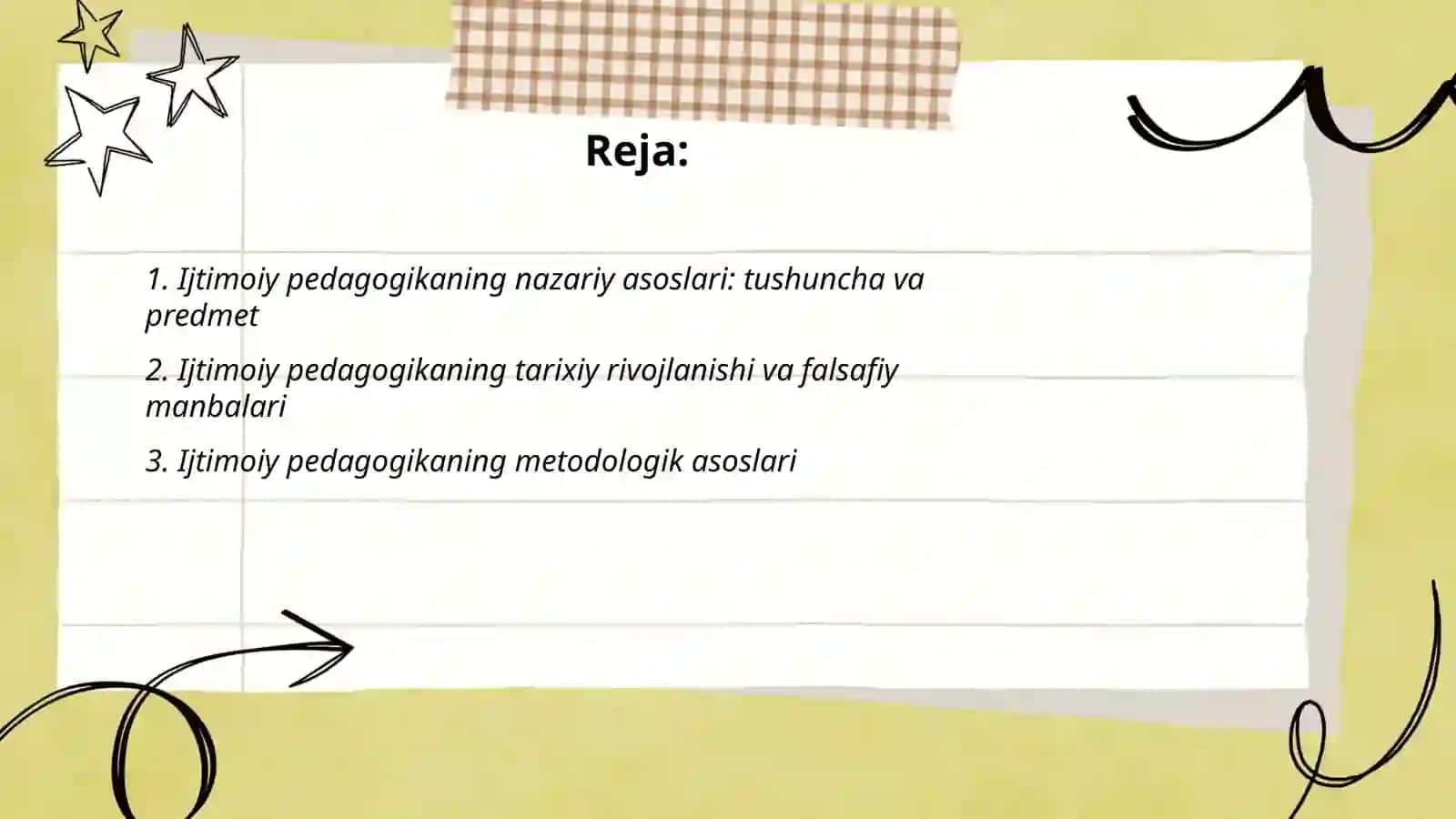 Ijtimoiy pedagogikaning nazariy asoslari 2