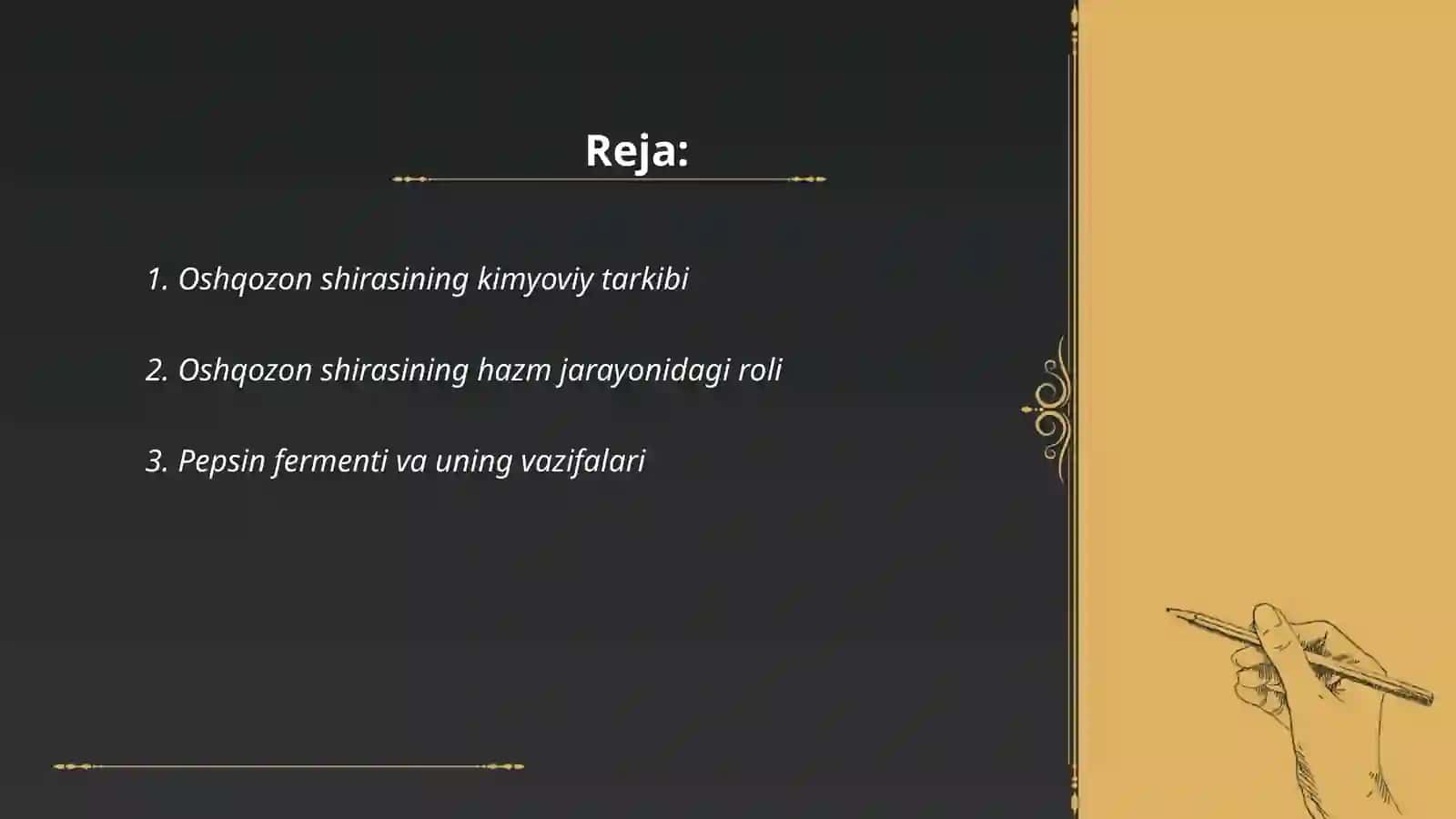 Oshqozon shirasi interpretatsiyasi 2