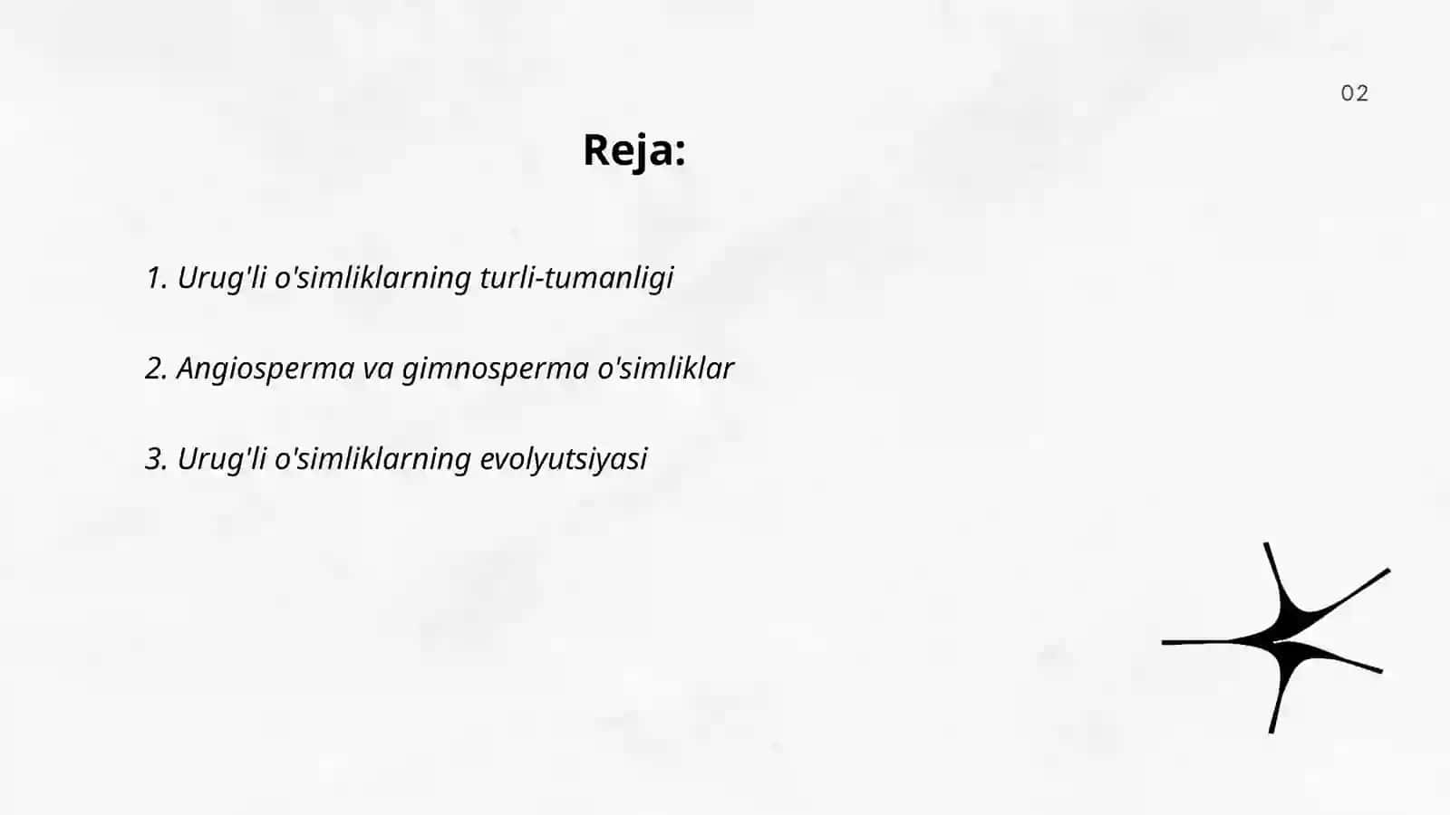 Urug'li o'simliklar dunyoda 2