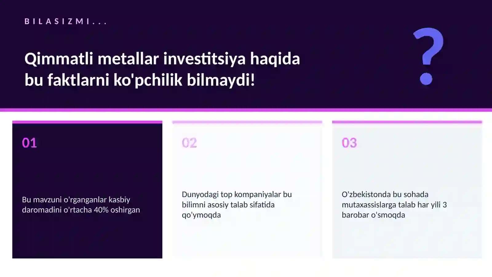 Qimmatli metallar investitsiya 2