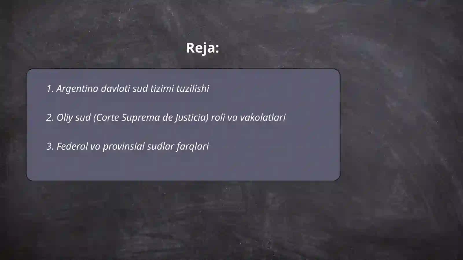Argentina davlati sud tizimi 2