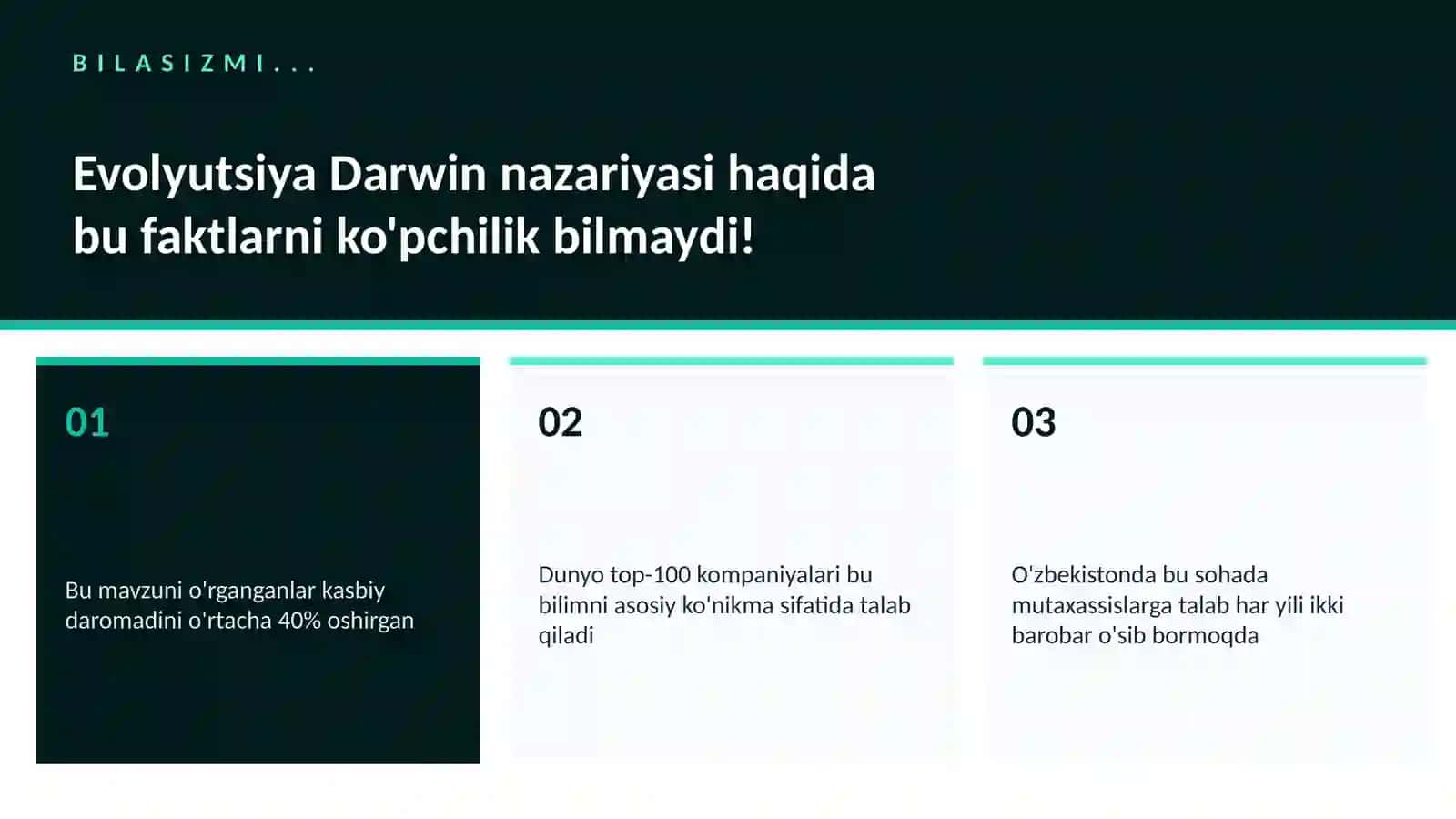Evolyutsiya Darwin nazariyasi 2