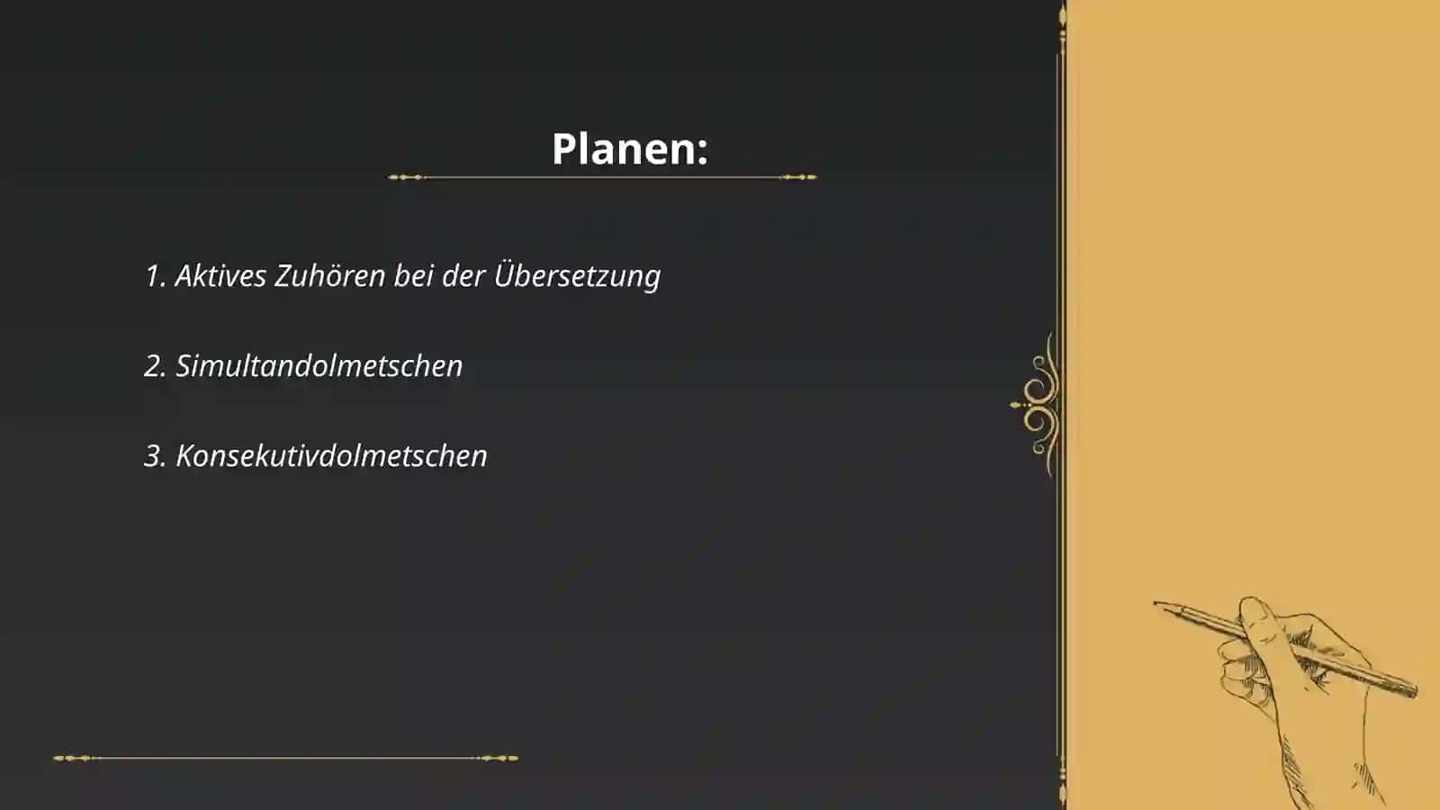 Wie kann man Hören und Bei der Übersetzung machen? 2