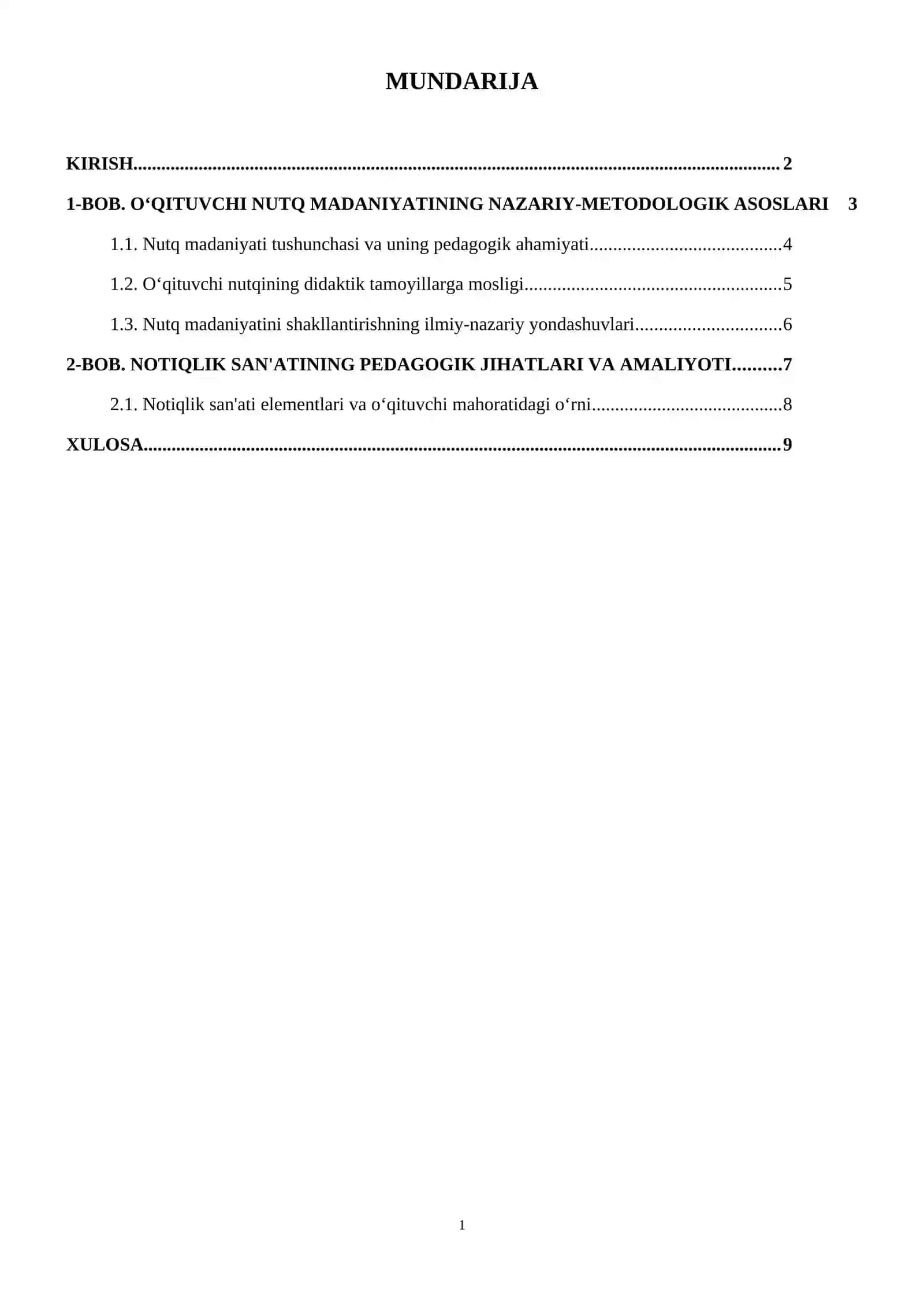 Oʻqituvchining nutq madaniyati va notiqlik san'ati 2