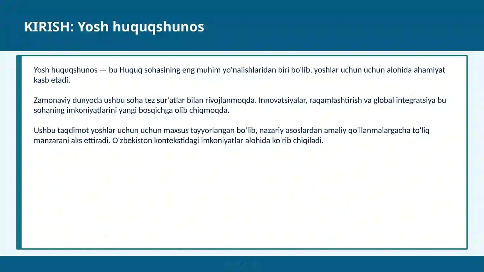 Yosh huquqshunos 2