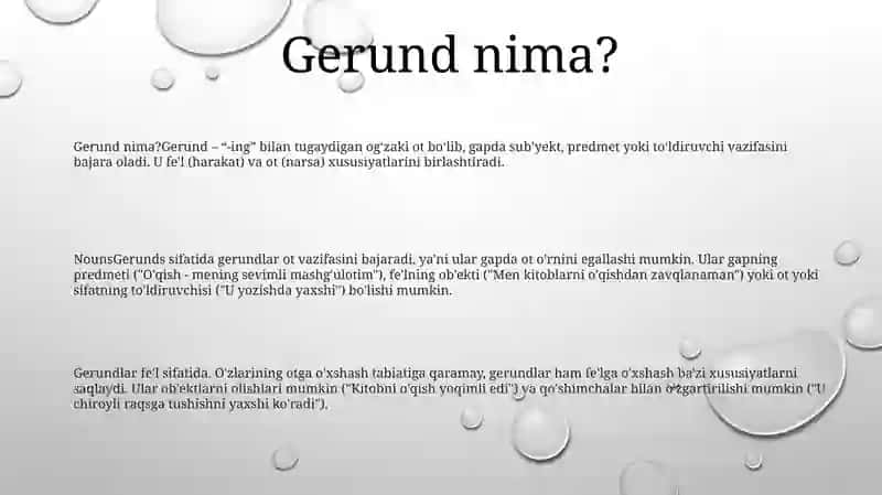 Gerund 2