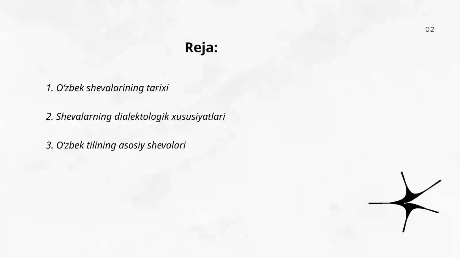 Oʻzbek shevalari tasnifi 2