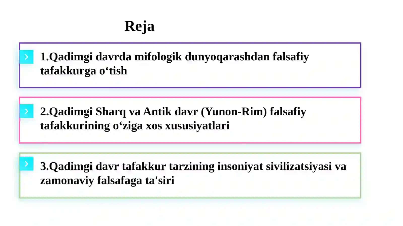 Qadimgi davrning tafakkur tarzi 2