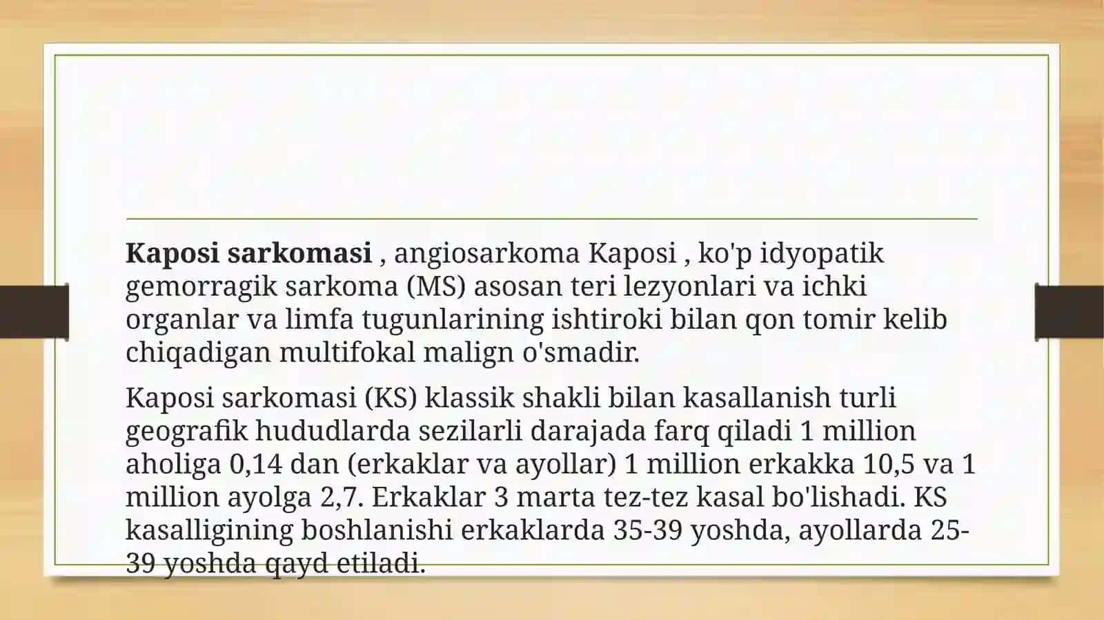 Kaposhiningsarkomasi 2