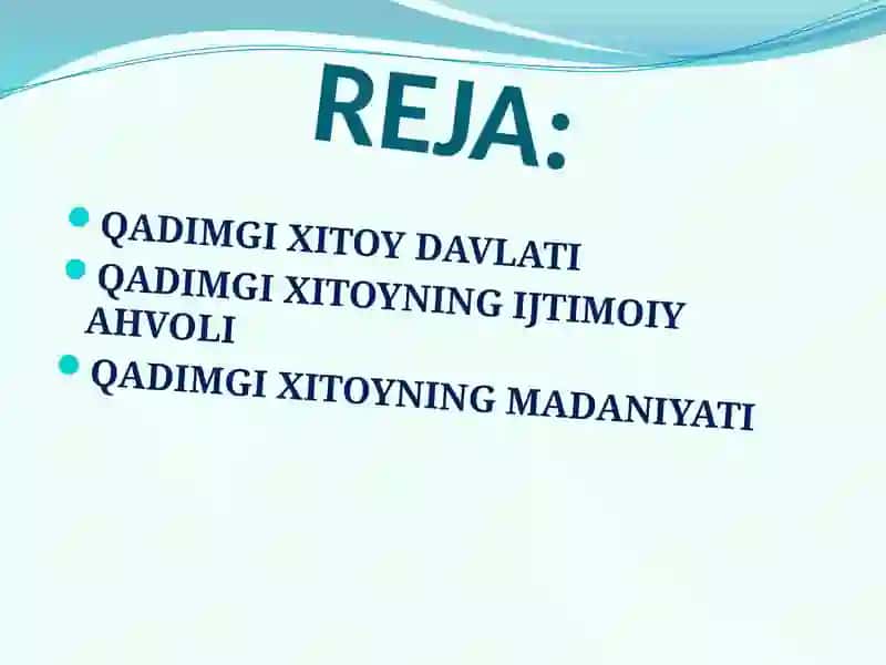 QADIMGI XITOY DAVLATI 2