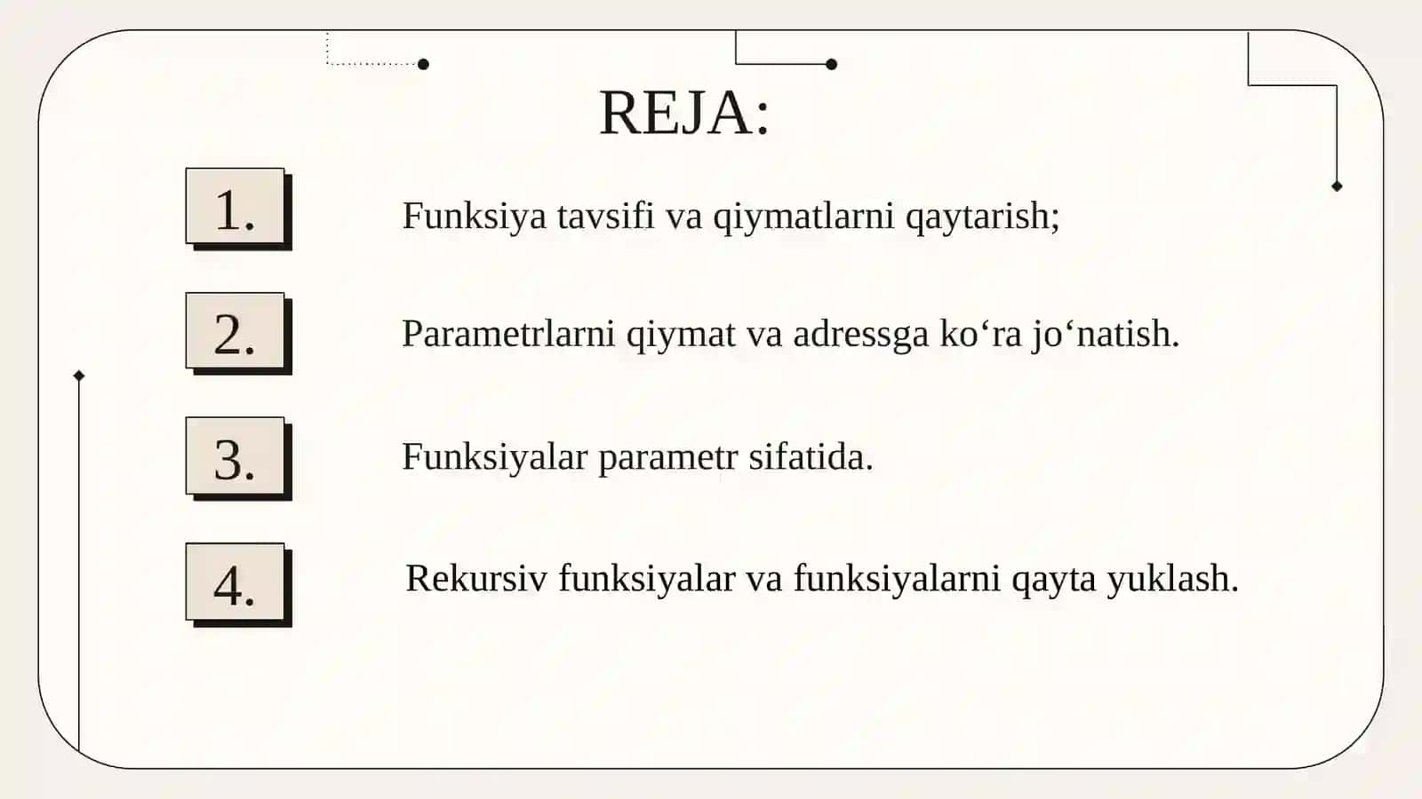 Funksiyalar 2