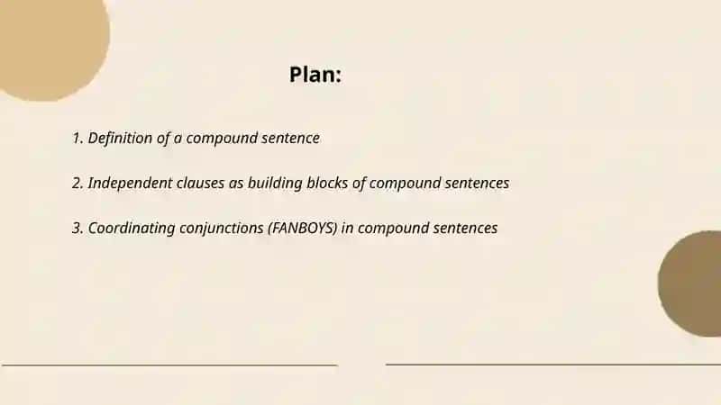 Compound sentence 2