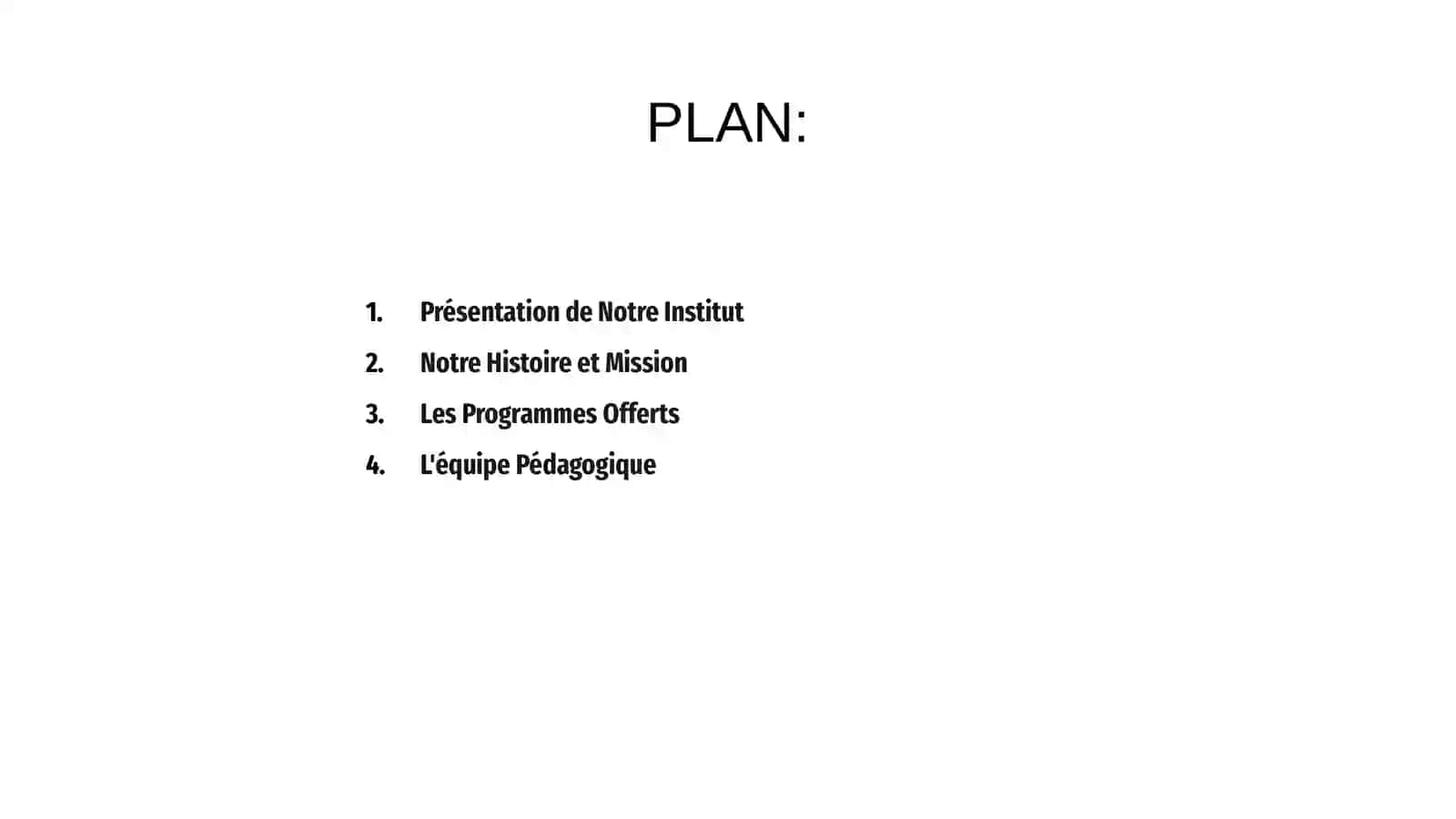 Notre institut 2