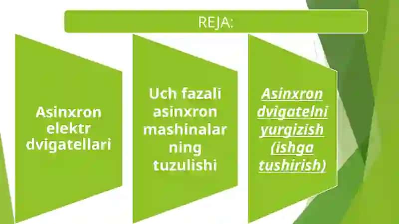Asinxron elektr mashinalar 2