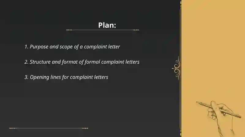 Complaint letter 2