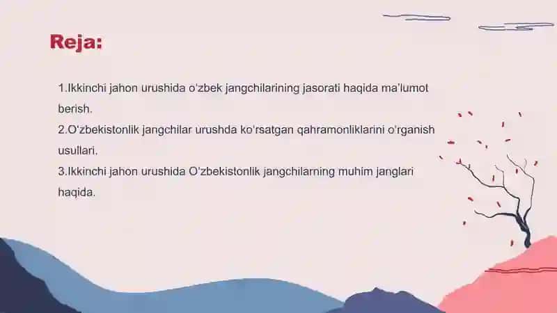O‘zbek jangchilarining qahramonliklari 2