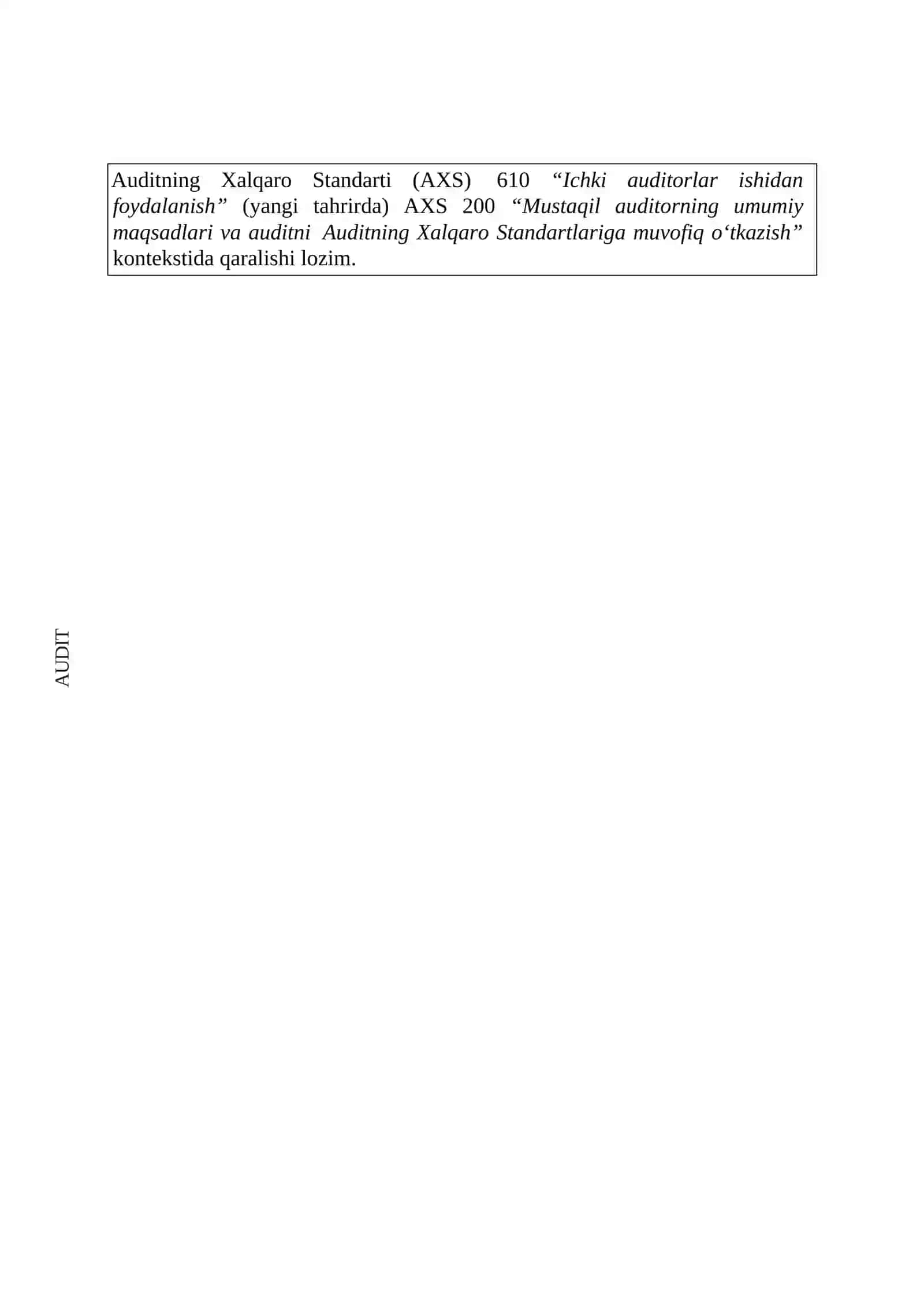 ICHKI AUDITORLAR ISHIDAN FOYDALANISH 2
