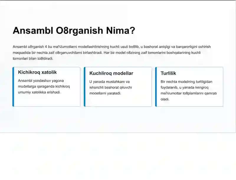 Ansambl O'rganish 2
