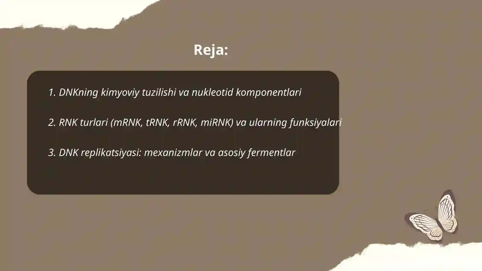 Triklikning molekulyar asoslari 2