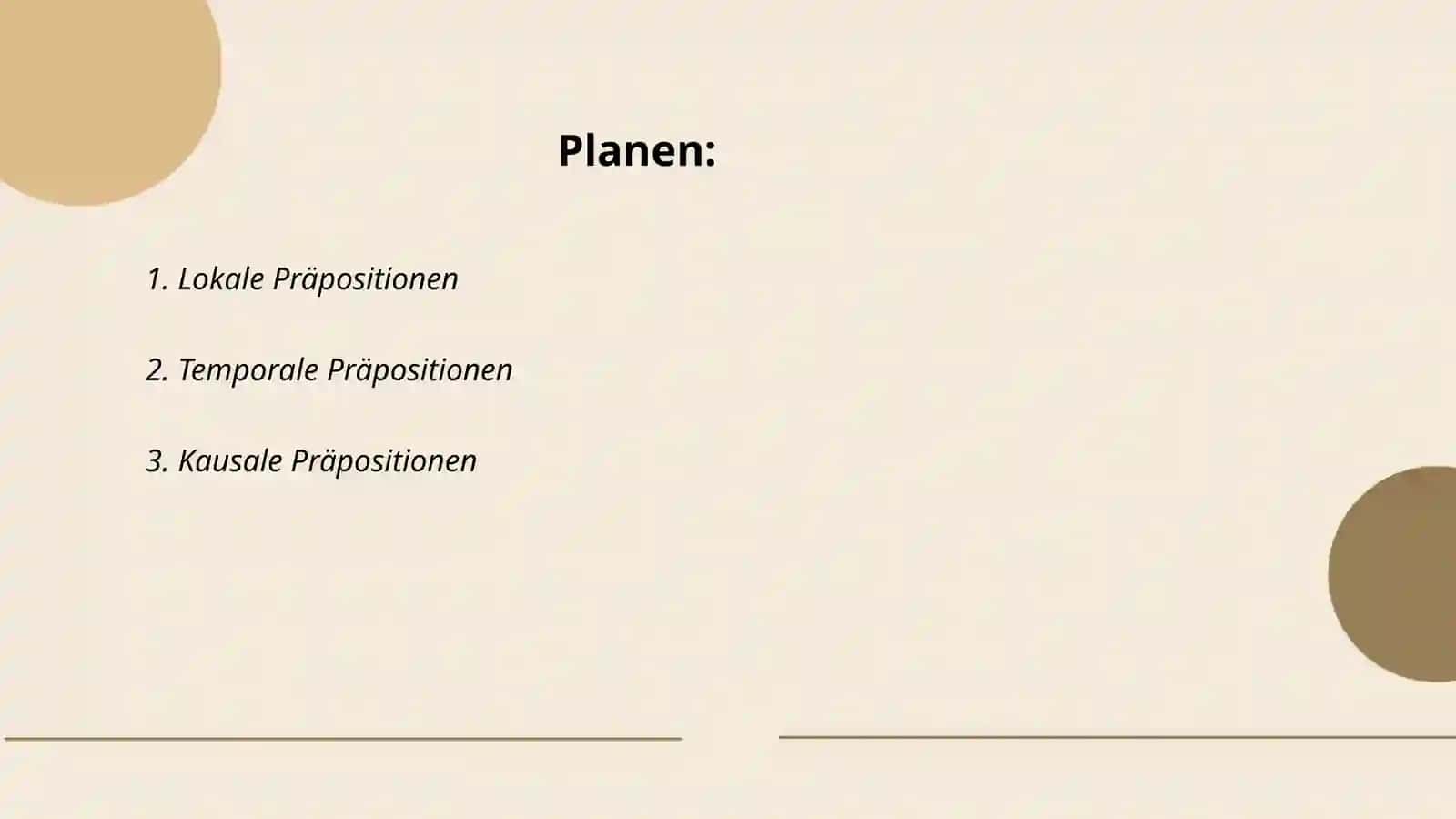 Präpositionen 2