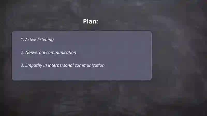 Interpersonal Communication 2