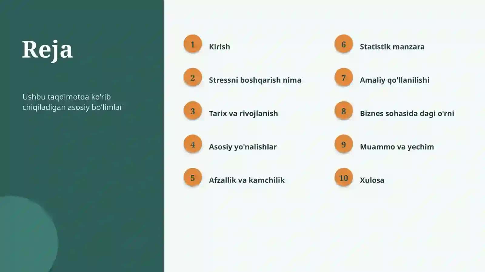 Stressni boshqarish 2