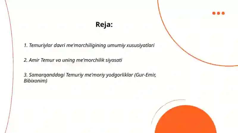 Temuriylar davri me'morchiligi 2