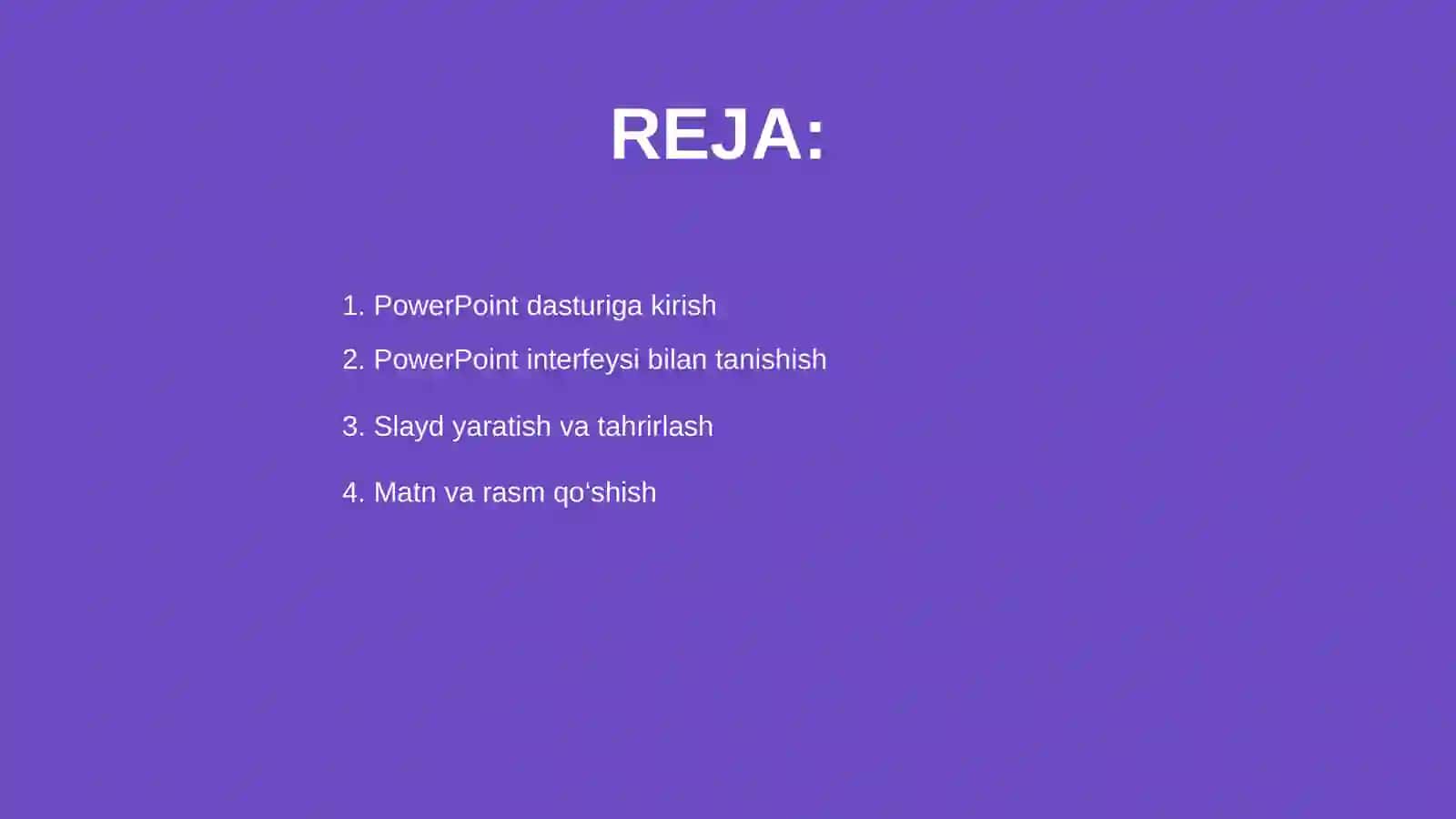PowerPoint dasturi 2