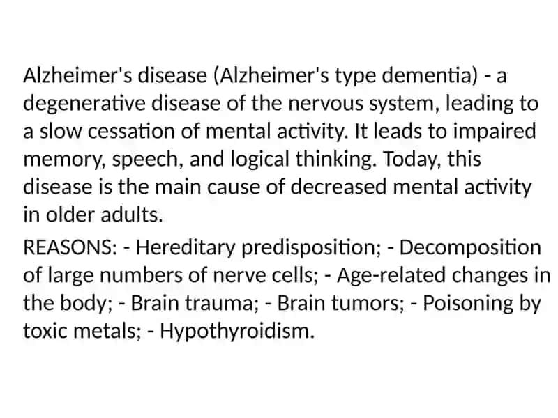 Alzheimer's disease 2
