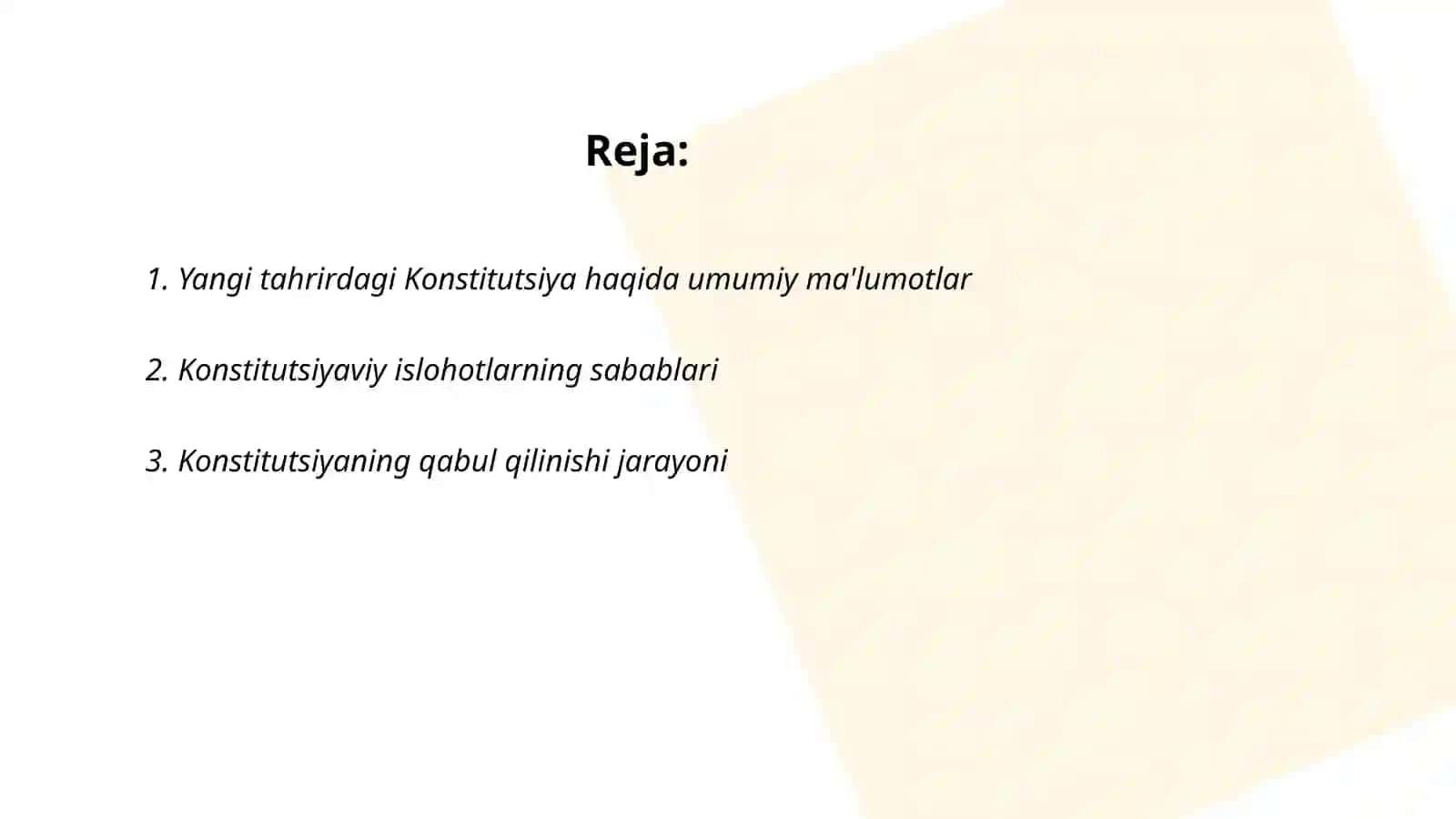 Yangi tahrirdagi Konstitutsiya 2