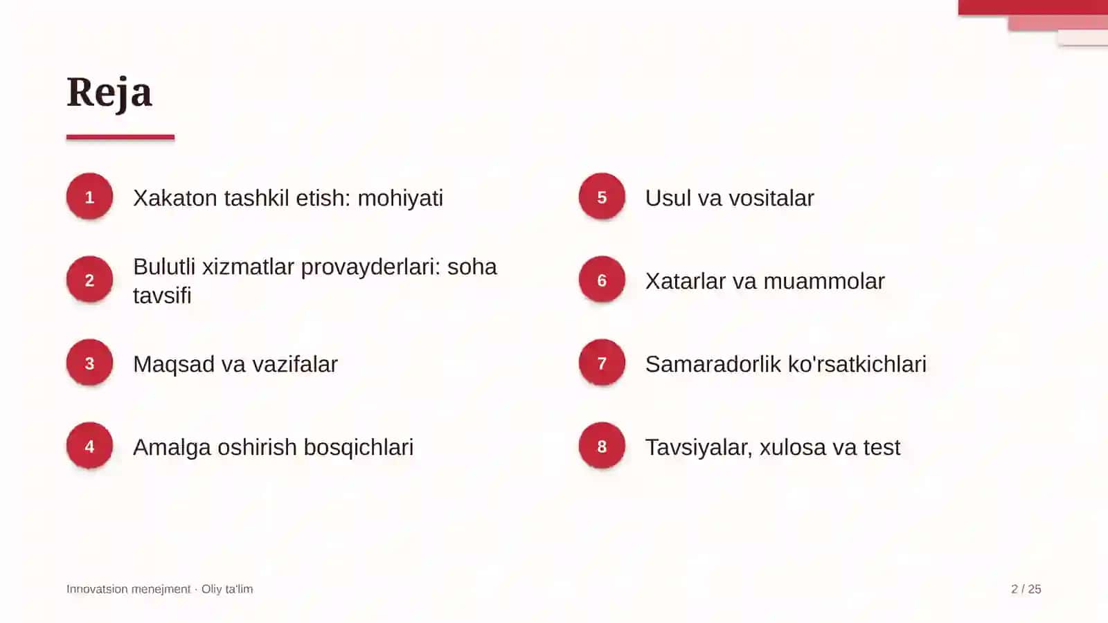 Xakaton tashkil etish: mohiyati 2