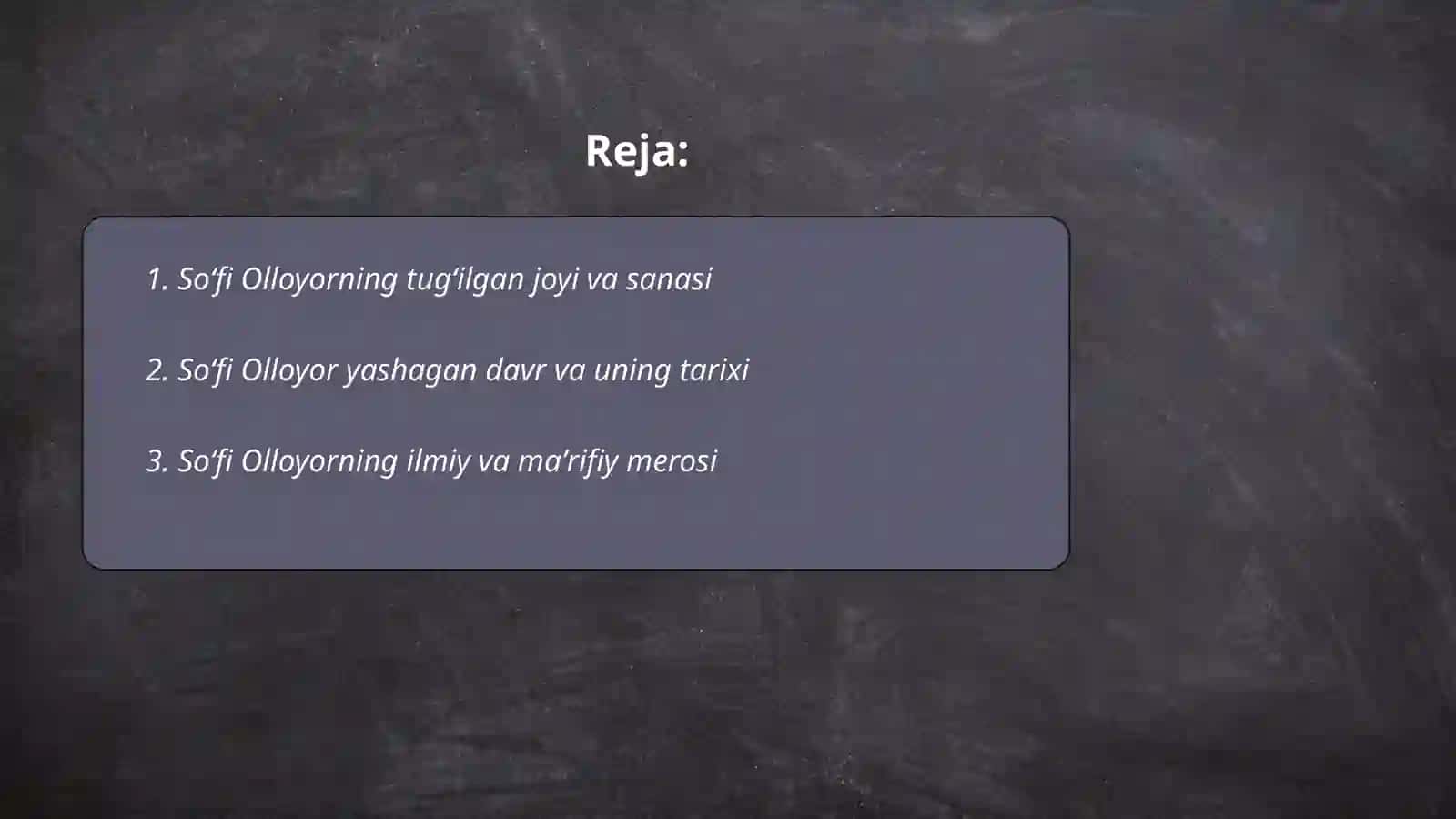 Soʻfi Olloyor hayoti va ijodi 2