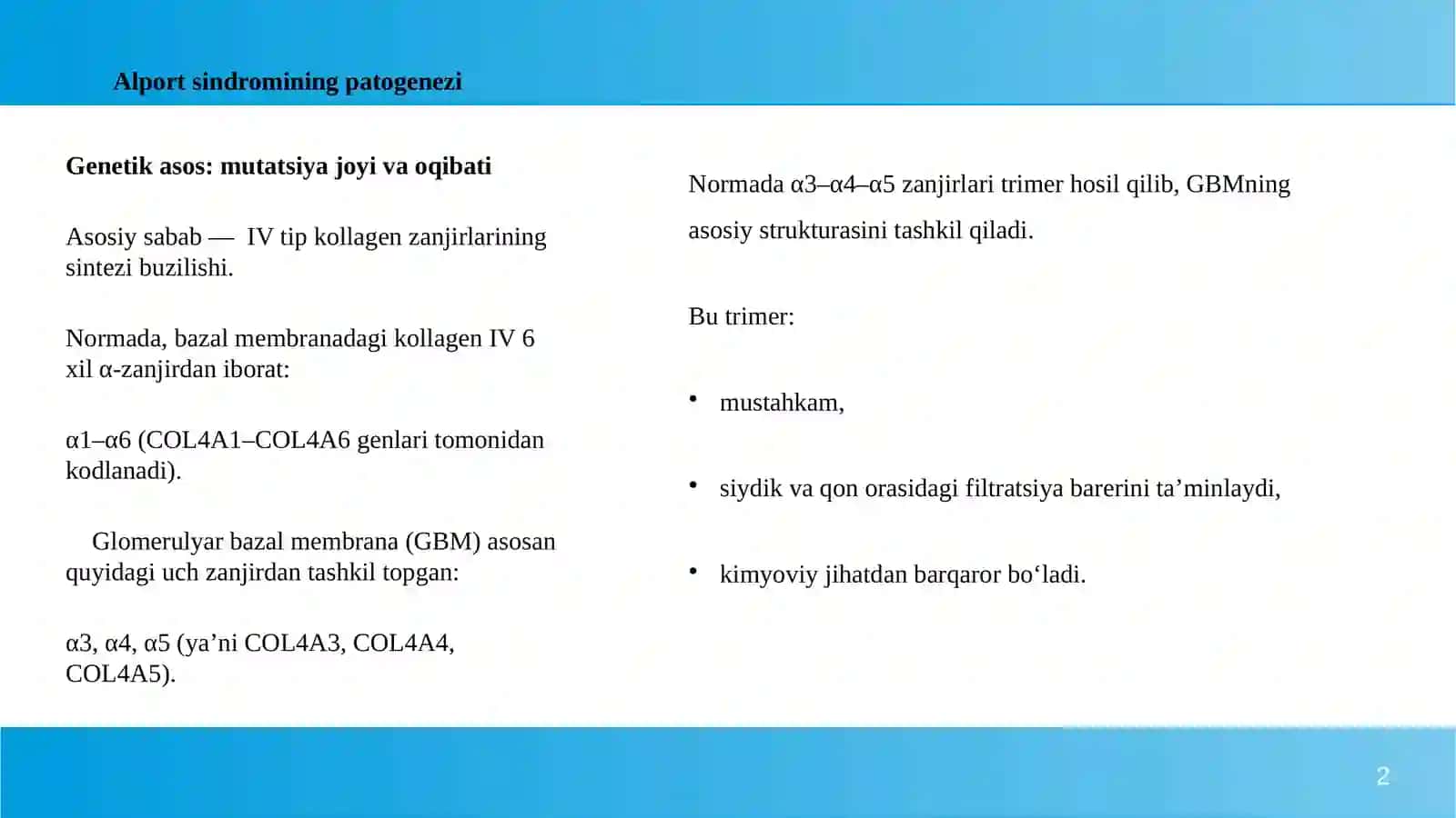 Alport sindromi 2