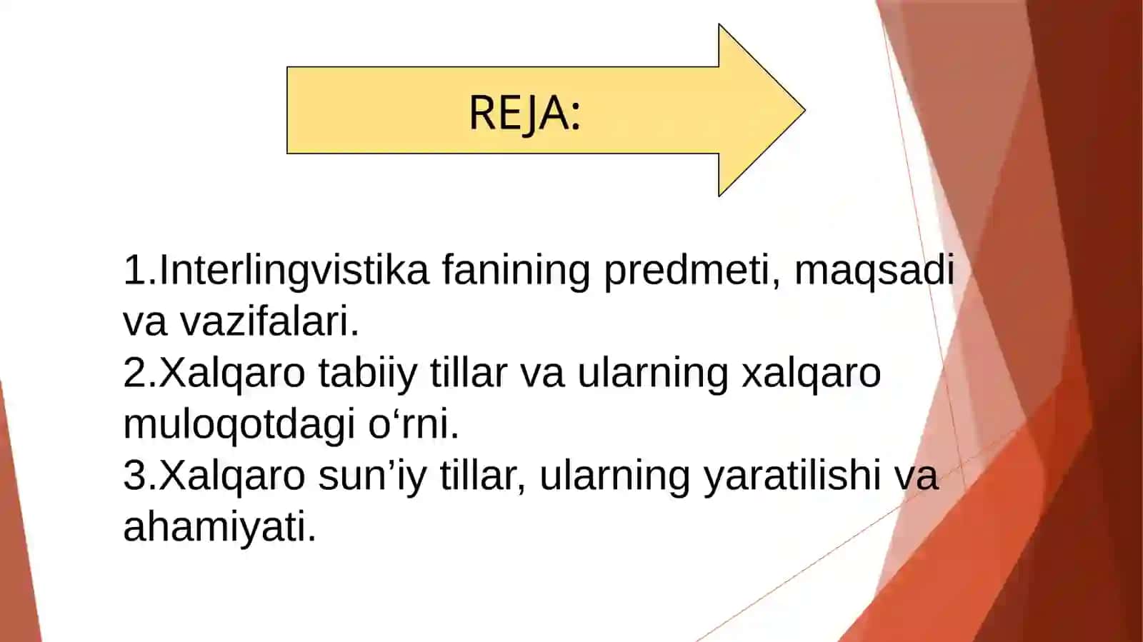 Interlingvistika. Xalqaro tabiiy va xalqaro sun’iy tillar 2