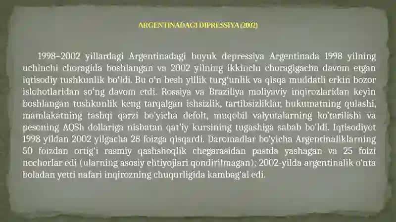 MOLIYAVIY INQIROZLAR 2