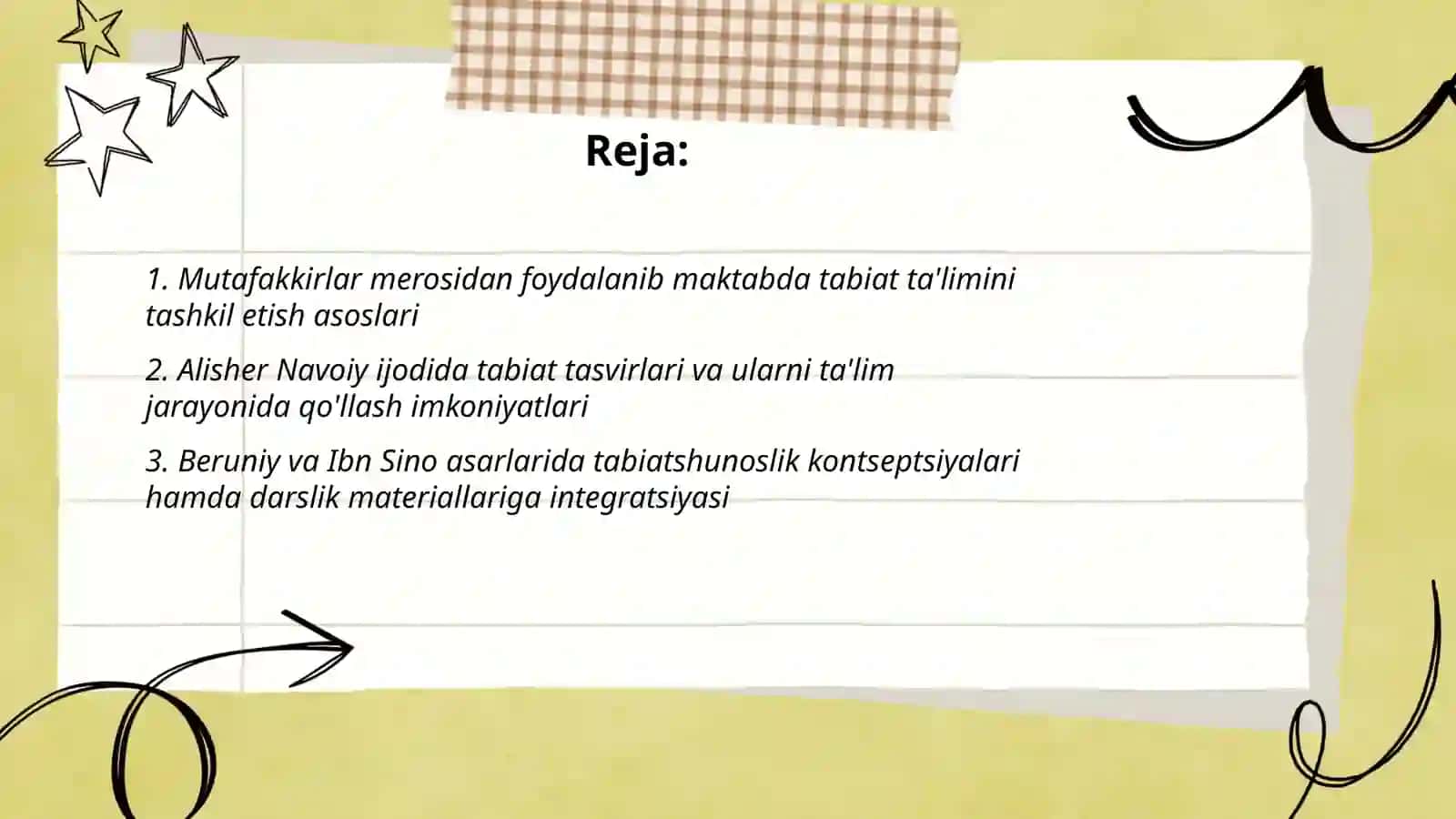 Tabiat bilan tanishtirishda mutafakkirlar merosidan foydalanish 2