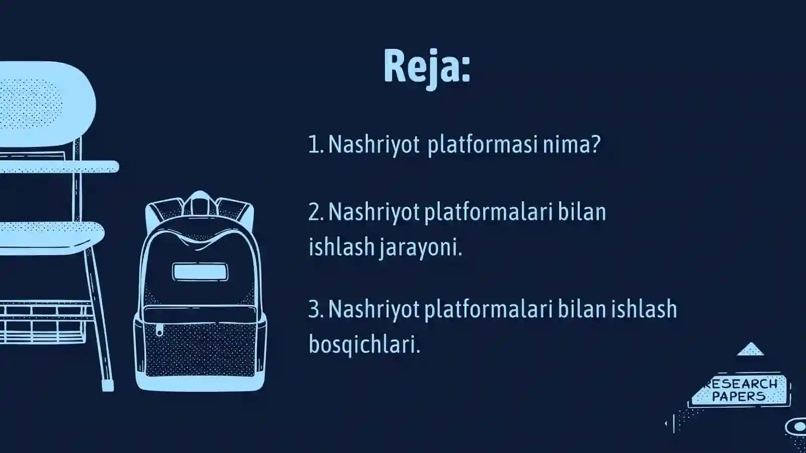 Nashriyot platformalari bilan ishlash 2