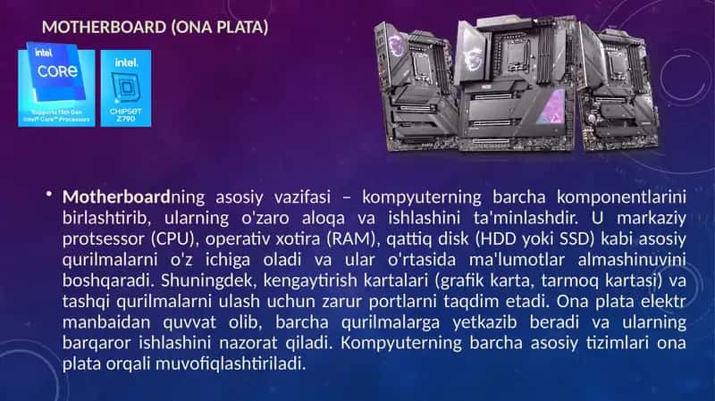 Motherboard (ona plata) 2