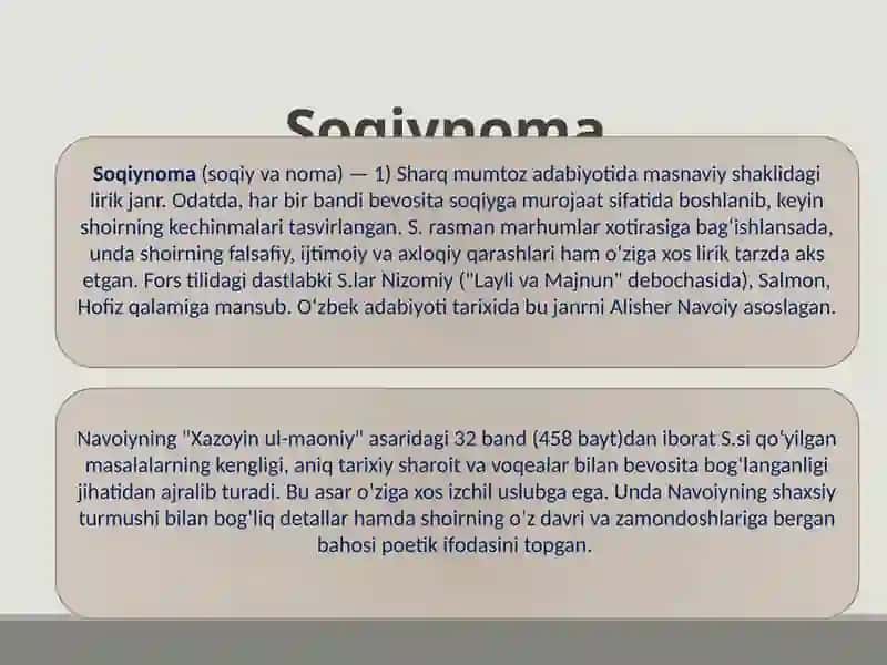 Soqiynoma 2