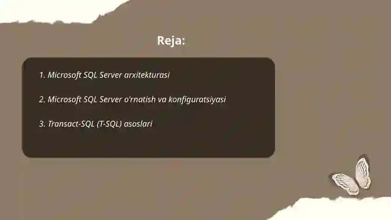 Microsoft SQL 2