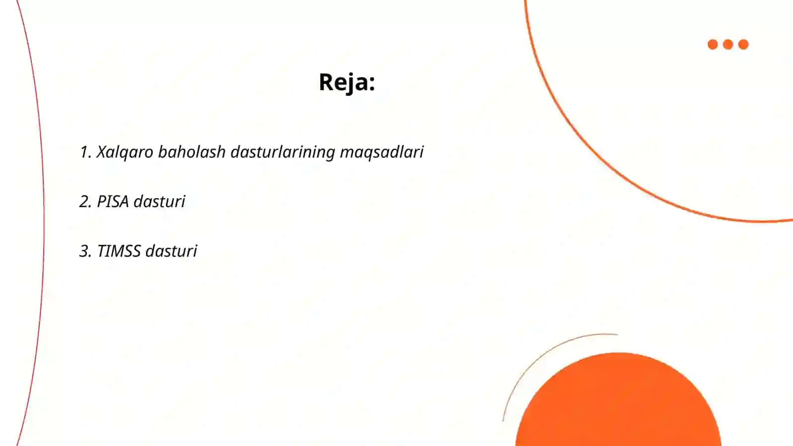 Xalqaro baholash dasturlari 2