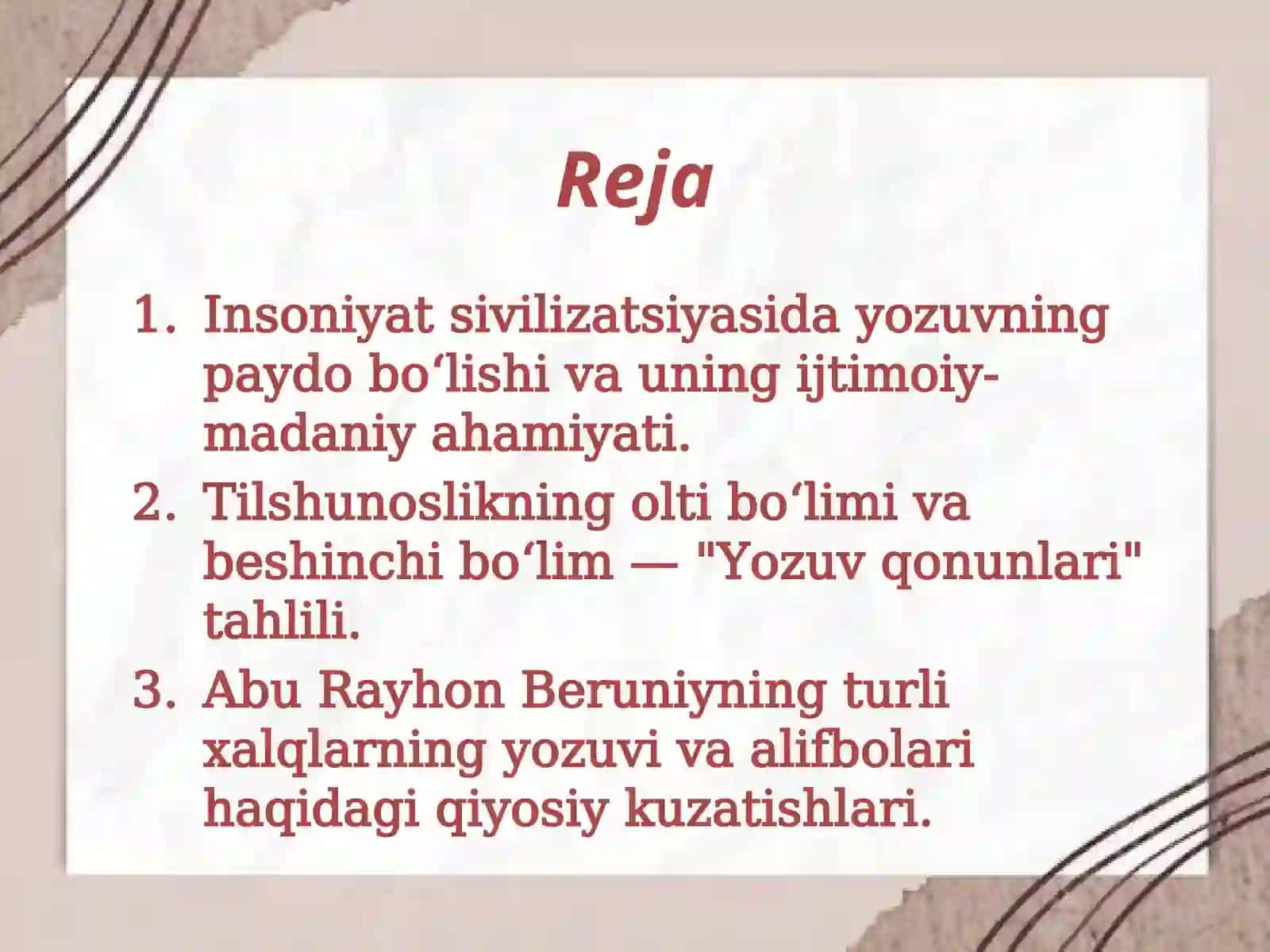 Yozuvlar tarixi 2