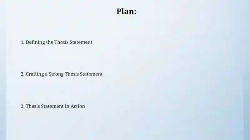 Thesis statement 2