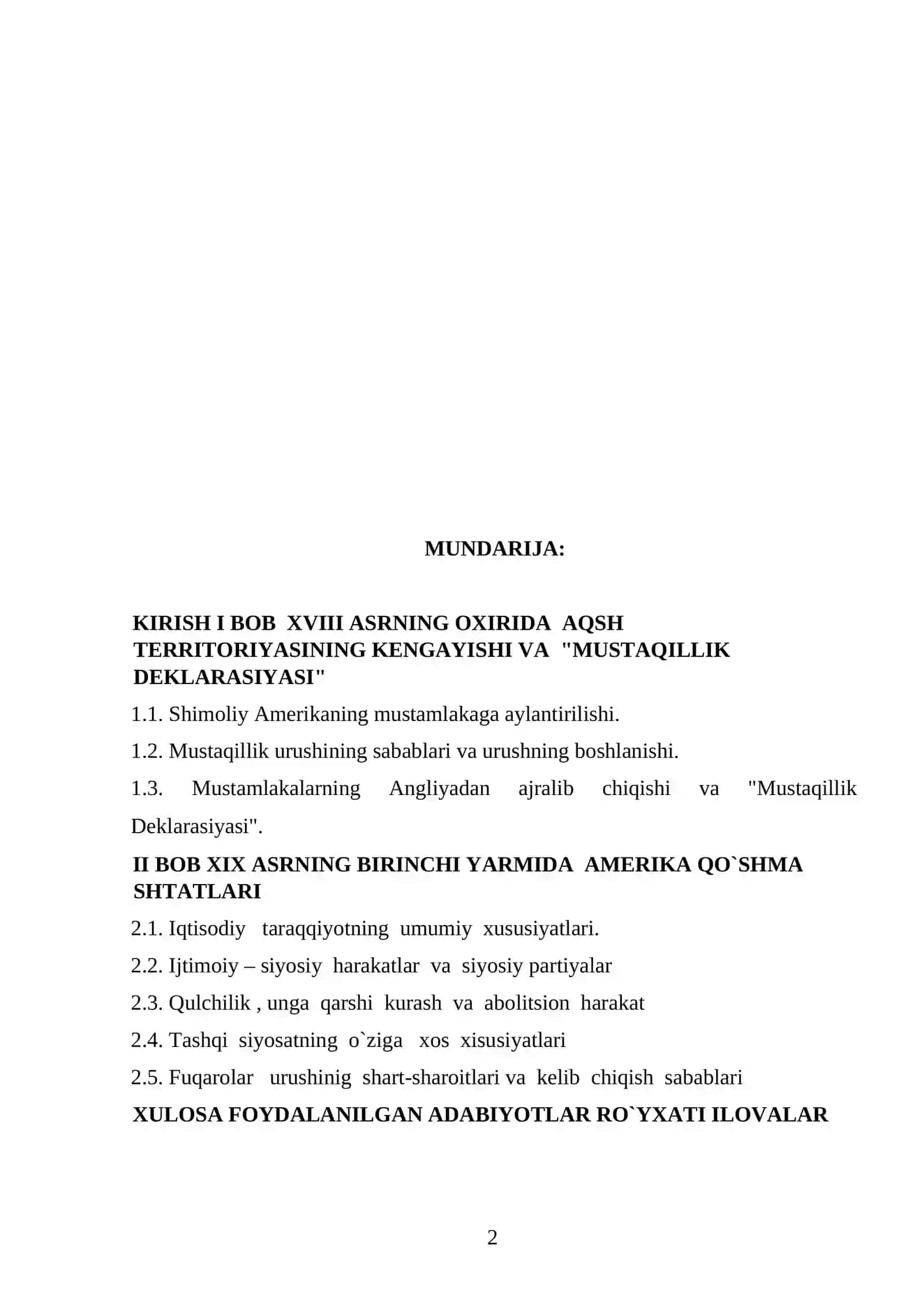 AQSH TERRITORIYASINING KENGAYISHI 2